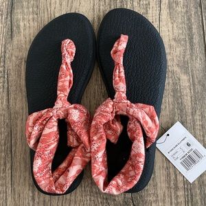 Women's Sanuk Yoga Sling Ella Prints Pink Size 6